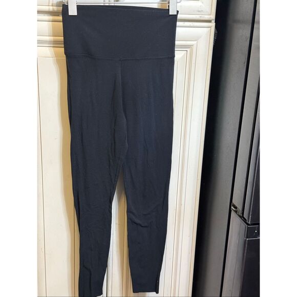 Nike Women's High Waisted Stretch Yoga Luxe 7/8 Pull-on Tights Black Small - Picture 1 of 6